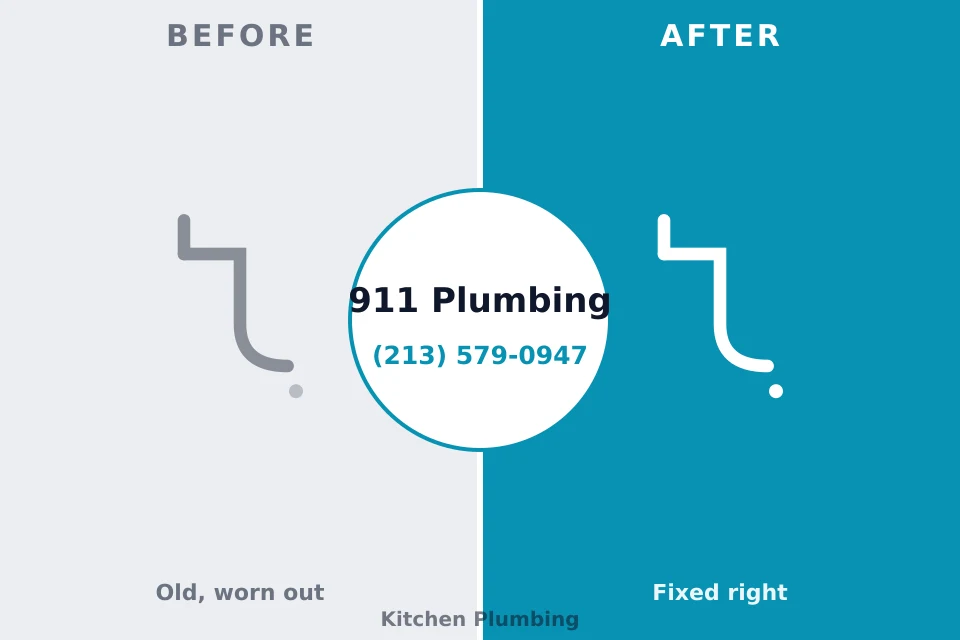 Before and after: plumbing repair Wentworth, NC